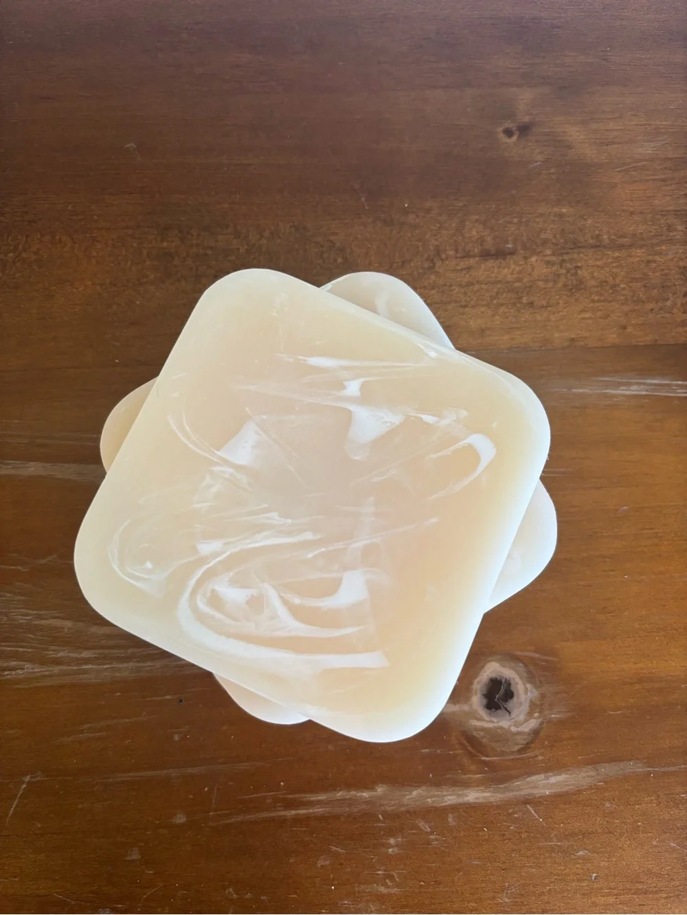RIRIKU Resin Coasters Set of 4 — Pale Mint